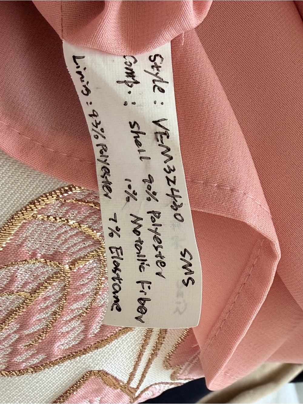 PatBO Pink Floral Maxi Dress with Peplum - Picture 4 of 5
